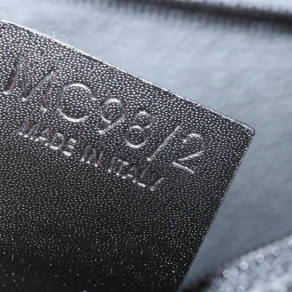 CELINE Macadam Canvas Hand Bag PVC 2way Black Auth 67776A - Picture 11 of 16